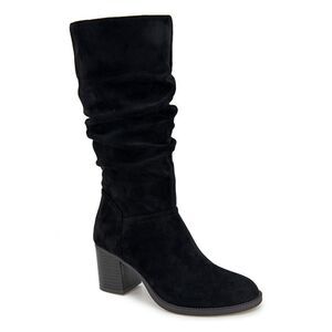 Kenneth Cole Reaction Women's Sonia Block Slouch Heel Tall Boot Sz 11 Black NWOT